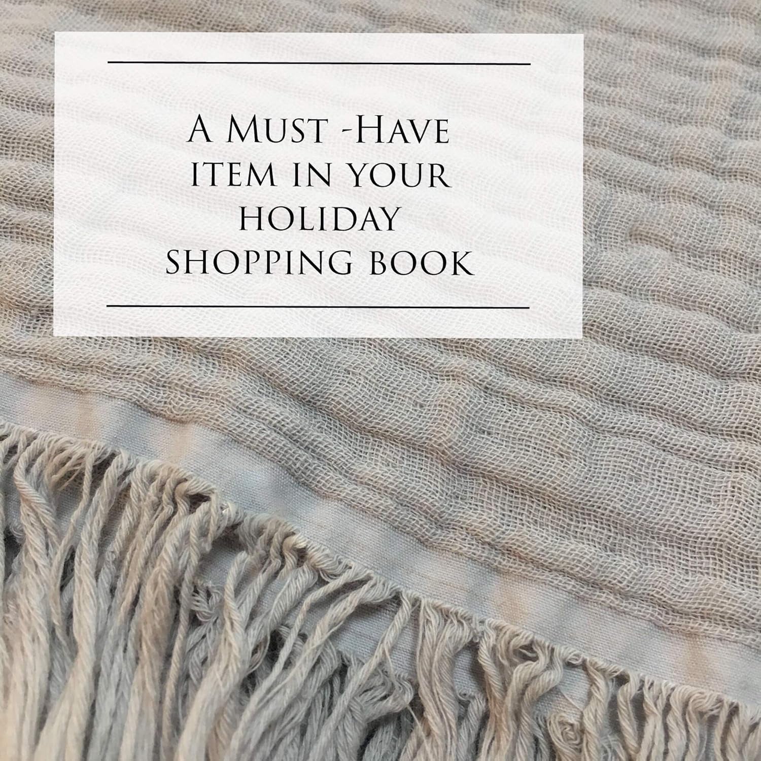 100% Organic Cotton Throw Blanket, 90X104 King Size Muslin Blankets for Adults, Couch, Plant Dyed, Breathable Lightweight Gauze Bed Throw Blanket All Season, Light Grey,