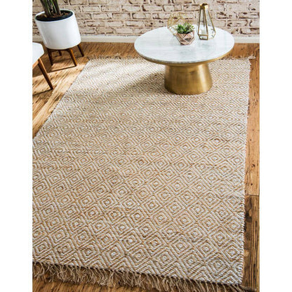 Braided Jute Assam Natural 2' 0 X 3' 0 Area Rug